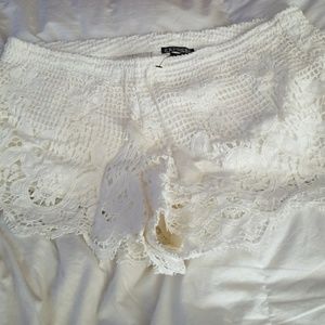 NWOT Express Crocheted Shorts